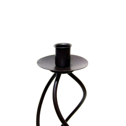 Świecznik metalowy wysoki Spirala 50cm